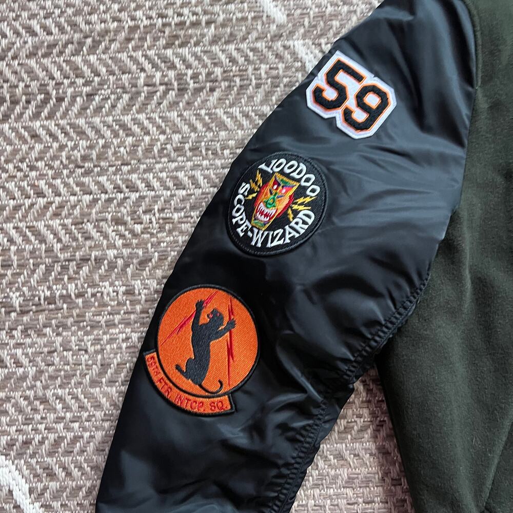 Alpha Industries Wool Jacket- Sz XL - Picture 3 of 7
